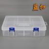 Dupla Camada 8 Caixa Plástico Transparente Caixa de Armazenamento Caixa de Jóias Caixa Medicina Familiar Caixa Equipamento de Pesca Caixa de Ferramentas