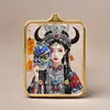 Colgante Thangka de Tíbet Zakilam Cuadrado Aleación de Acero de Titanio Dorado Varios Colores Patrones Dorados Se Pueden Elegir Directo de Fábrica