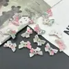 Botones coloridos pequeños de peces, mariposas, monedas, nubes, estrellas, triángulos, de dos agujeros irregulares y color degradado para ropa de niños y mujeres DIY