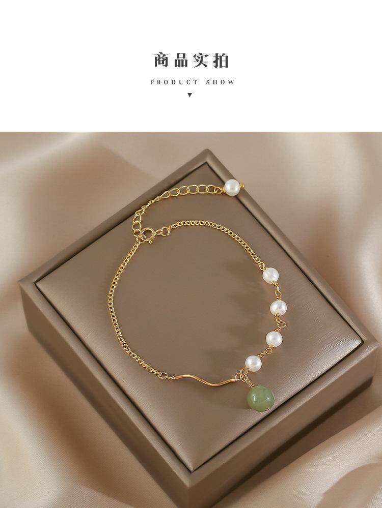 智贝详情图_12022年款和田玉珍珠手链女小众设计高级感in