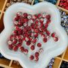 Bola de diamante strass cristal feito à mão contas com furo contas espaçadoras fio manual feito à mão material de pingente acessórios para joias DIY
