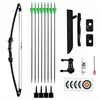 Set de Arco Compuesto Infantil para Práctica de Tiro con Arco para Principiantes, Set de Arco con Poleas para Adolescentes para Tiro con Arco Recreativo