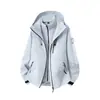 Chaqueta tres en uno Luotuo para invierno con forro polar extraíble, abrigo impermeable y transpirable para montañismo al aire libre