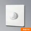 Núcleo Cerámico Socket de Cinco Agujeros Tipo de Socket 86 Hogareño Superficie Pintada Blanca Interruptor Simple Doble Control Panel de Interruptores LED