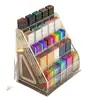 Porta-Canetas Caneta Aquarela Grande Capacidade Acrílico Divisória Porta-Canetas Livro Mesa Rack de Armazenamento de Pincéis Caixa de Armazenamento para Canetas Marcadoras