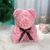 Oferta EspecialOso de Espuma de Polietileno Oso Rosa Flor Eterna Regalo para el Día de la Madre Cumpleaños Flor Artificial 520