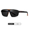 Nuevas gafas de sol polarizadas S12109 de moda transfronteriza, gafas de sol de montura grande TR de inyección bicolor para exteriores, para conducir