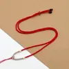 Cordón para Colgante de Jade con Nudo Concentrico Ajustable Cuerda para Colgar en el Cuello de Jade Ágata Collar de Cera de Abejas Cordón de Jade