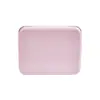 Caja de Hierro Rosa de Doble Cara para Almacenamiento de Artículos de Privacidad Fresca Collar Joyería Pequeña Portátil Tarjeta Foto Moneda Conmemorativa Caja de Hierro