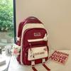 2024 Nova Mochila Meninas do Ensino Médio Alto Valor de Cor Grande Capacidade Alunos do Ensino Médio Alunos do Ensino Fundamental Terceira a Sexta Série Mochila Feminina
