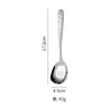304 Grado Alimenticio Nueva Cuchara de Grano de Árbol Gama Alta Cuchara Plana para Arroz Mixto Cuchara de Sopa para el Hogar Cuchara Cuchara Cuchara Cuchara de Comedor