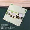 Marcadores de Libros Metálicos de Panda, Pequeños Regalos Culturales y Creativos, Souvenirs, Cajas de Regalo al por Mayor listas para usar, Diseños Lindos de Dibujos Animados