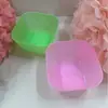 Explosivo Simple Plástico Creativo Copo de Nieve Batido Helado Batido Tazón de Hielo Postre Traje Fruta Hielo en Polvo Tazón para Smoothie