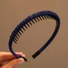Tiara de Cabelo Coreana para Meninas, Tiaras Antiderrapantes com Dentes para Arrumar Fios Soltos, Tiaras Fofas para Meninas, Acessórios de Cabelo