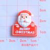 Festival de Natal boneco de neve brilhante faça você mesmo creme cola caseiro telefone celular concha grampo de cabelo material de jóias resina acessórios atacado