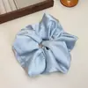 Nuevo Gipsófila Pedrería Caliente Tela Anillo para el Cabello Intestino Grueso para Mujer Sentido de Alto Grado Color Brillante Cuerda para Atar Dulce Elegante Cuerda para el Cabello Flor para la Cabeza
