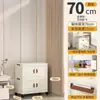 Armario de almacenamiento plegable con ruedas, armario multicapa para almacenamiento de snacks en el hogar, caja para ropa y artículos varios a prueba de polvo, estante de almacenamiento para sala de estar