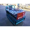 Triciclo Eléctrico Multifuncional Puesto Carrito de Desayuno y Snacks Móvil Mercado Nocturno Carrito de Comida para Llevar Empujado a Mano