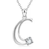 Weiya deseo cruzado comercio electrónico suministro 26 letras inglesas moda colgante de diamantes joyería de moda