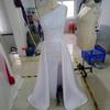 Vestido de Comercio Exterior 2026 Sin Tirantes Abertura Vestido de Noche Anfitrión Anfitriona Aliexpress Vestido de Mujer Nuevo Estilo