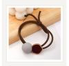 Diadema estilo coreano para mujer, popular en internet, tendón de goma, lazo para mujer, tocado de perlas simple y distintivo, lindo anillo para el cabello, pulsera, cuerda para el cabello de doble uso