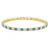 Pulseira de zircônia da moda transfronteiriça feminina nicho simples cristal pulseira de alta qualidade acessórios joias joias joias atacado