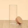 Tanque Sellado de Vidrio de Borosilicato Alto Botella de Sabor de Grano Grueso Tanque de Sal Tanque de Almacenamiento Transparente Tanque de Almacenamiento de Té Tanque de Almacenamiento de Dulces