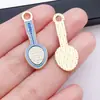Accesorios para Joyería de Goteo de Aceite Deportiva DIY Colgante de Fútbol Bádminton Tenis de Mesa Cadena para Teléfono Móvil Colgante de Llavero