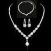Venta al por mayor de joyas de Europa y Estados Unidos, origen transfronterizo, circonitas, joyas nupciales, pendientes, pulseras, collares, trajes.