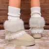 Botas Casuales Transfronterizas Europeas y Americanas Estilo Europeo Talla Grande Unitalla Moda Femenina Cómodas Nuevas Venta al por Mayor Talla Grande