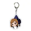 Mantra lindo llavero acrílico caricatura anime colgante diy foto publicidad cadena logo pequeño regalo