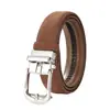 Cinturón de Mujer Estilo Nuevo, Diseño sin Agujeros, Sencillo y Elegante, Cinturón Ancho de Cuero para Mujer, Cinturón Decorativo para Vestidos y Jeans