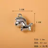 Pingente Cavalo Pequeno Banhado a Prata Pingente Animal Desenho Animado Fofo Pulseira Colar Material Artesanal DIY Fabricante Atacado