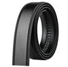 Cinturón para Hombre Hebilla Automática Sin Cabeza Cinturón para Pantalón Sin Cabeza Hombre PVC Suministro PU Doble Capa Primera Capa Piel de Vaca 3.5 de Ancho