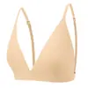 Zhanrun Cross-Border Br15 Ds03 Sujetador Inalámbrico Sin Costuras para Mujer Costilla Triángulo Copa Ropa Interior Conjunto de Bragas Triángulo