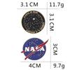 Europa e Estados Unidos Novo logo da NASA NASA Série universo suspenso broche de estrela