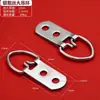 Gancho para marco de fotos punto de cruz accesorios de montaje placa trasera para marco de fotos hebilla para colgar pintura tradicional china caligrafía y pintura anillos colgante oscuro engrosado