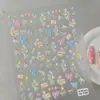 Pegatinas de Uñas Artísticas de Tulipán Estilo Japonés Transfronterizas Autoseleccionables Flores Pequeñas Frescas 3D Pegatinas de Uñas en Relieve DIY Estilo CA