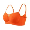 Tira original flocado 3D de verano fina sin costuras transpirable ropa interior para mujer para bustos pequeños, push-up, soporte lateral, malla