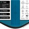 Fábrica transfronteriza en stock, esterilla de yoga de caucho natural PU, absorbente de sudor, seca y húmeda, antideslizante, esterilla de tiranos locales, esterilla de yoga antideslizante para fitness