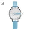 SHENGKE SHENGKE Nuevo Estilo Personalidad Simple Compacto Moda Reloj de Mujer Correa Movimiento de Cuarzo Chica K9022