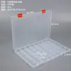 Caixa Plástica Transparente com Tampa de 10 Compartimentos, 15 Compartimentos, 24 Compartimentos, 28 Compartimentos para Organizar Miçangas, Joias, Ferragens e Equipamentos de Pesca