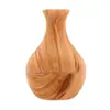 Humidificador de Florero de Madera con Estilo Antiguo y Luces de Colores, Lámpara de Ambiente, Regalo para Escritorio, Silencioso, Humidificador con Gran Salida de Niebla