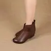 Botines cortos de mujer transfronterizos, cómodos y versátiles, botines de suela plana para otoño e invierno, cuero suave, suela blanda, botines individuales, botines de algodón aterciopelado para mujeres de mediana edad y mayores