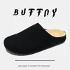 Sandálias Casuais Slip-On de Solado Grosso para Uso Externo, Chinelos Clássicos Retrô Novos Birkenstock, Meio Chinelos com Biqueira