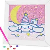 Nuevo Pintura de Diamantes Sanrio Creativo Infantil DIY Enmarcado Pegatina de Diamantes Completos Dibujos Animados Juguetes Educativos Venta al por Mayor