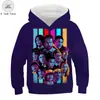 Venta directa de fábrica comercio exterior 2020 nuevo ropa infantil estampado digital cuello redondo con capucha suéter casual ropa infantil suéter con capucha