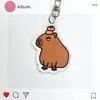 Llavero de Acrílico Personalizado para Cobaya Japonés y Coreano Capibara Lindo Divertido Divertido Pequeño Regalo Llavero Colgante Decorativo