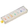 Caja de Medicamentos, Dispensador de Medicamentos, Dispensador de Pastillas para Personas Mayores, Mañana, Mediodía y Noche, Organizador de Pastillas de Siete Días a la Semana, Caja de Medicamentos Pequeña Portátil