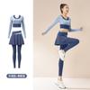 Traje de Yoga Falso de Dos Piezas Antideslizante Traje de Entrenamiento Deportivo para Correr y Montar de Intensidad Media y Alta Ropa Exterior